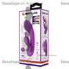  Vibrador con carga usb para estimulacion de punto g y clitoris